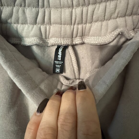 Comfort Brand Sweatpants Unisex Medium Tan Medium - Picture 3 of 4